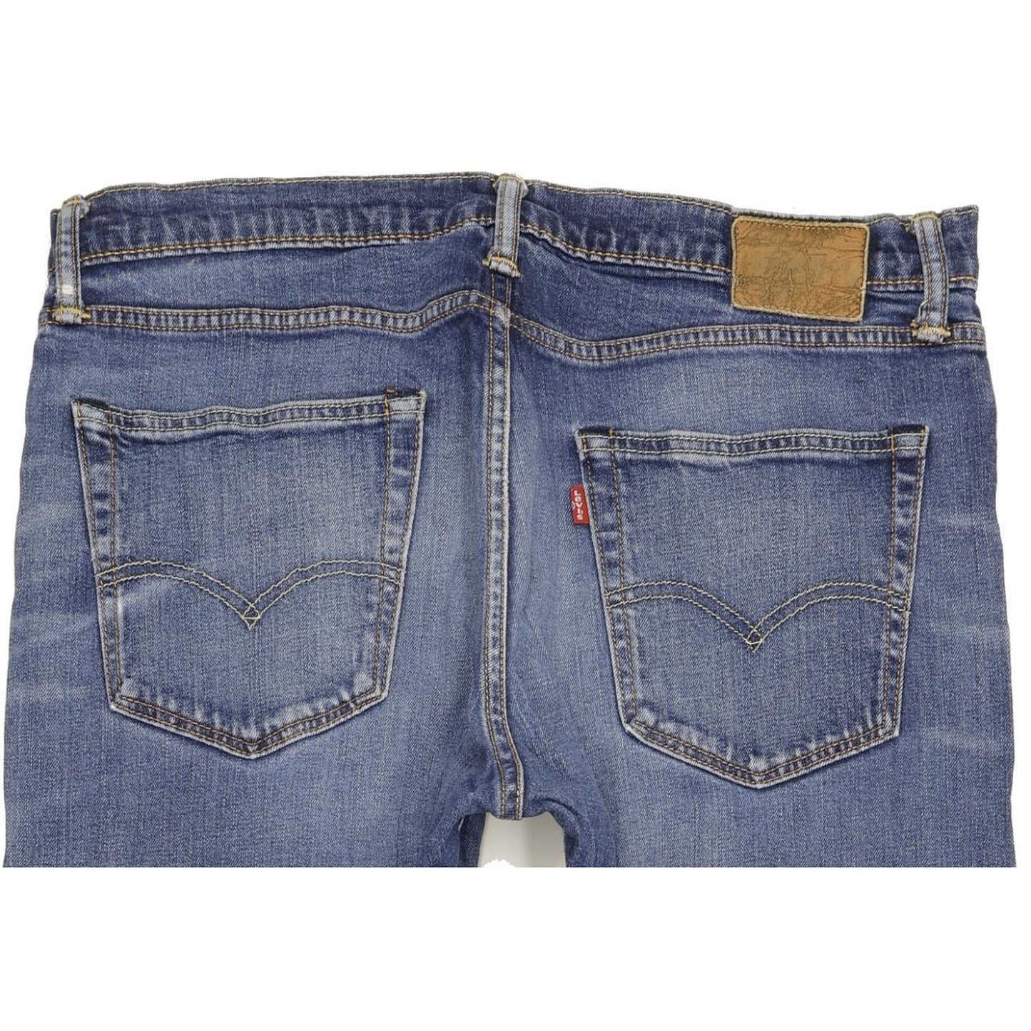 Levi's Men Blue Straight Regular Stretch Jeans W36 L33