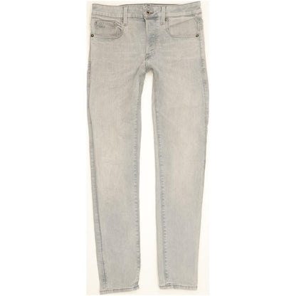 G-Star 3301 Men Grey Skinny Slim Stretch Jeans W30 L31