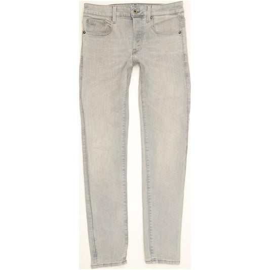 G-Star 3301 Men Grey Skinny Slim Stretch Jeans W30 L31