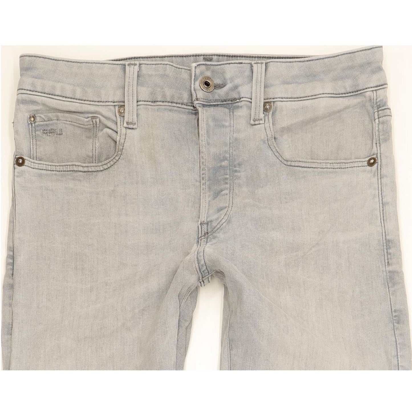 G-Star 3301 Men Grey Skinny Slim Stretch Jeans W30 L31