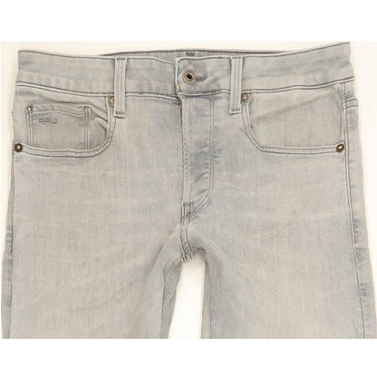 G-Star 3301 Men Grey Skinny Slim Stretch Jeans W30 L31