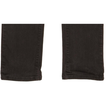 Levi's 714 Women Black Straight Slim Stretch Jeans W24 L30
