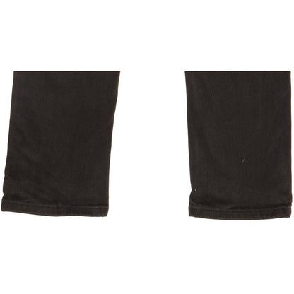 Levi's 714 Women Black Straight Slim Stretch Jeans W24 L30