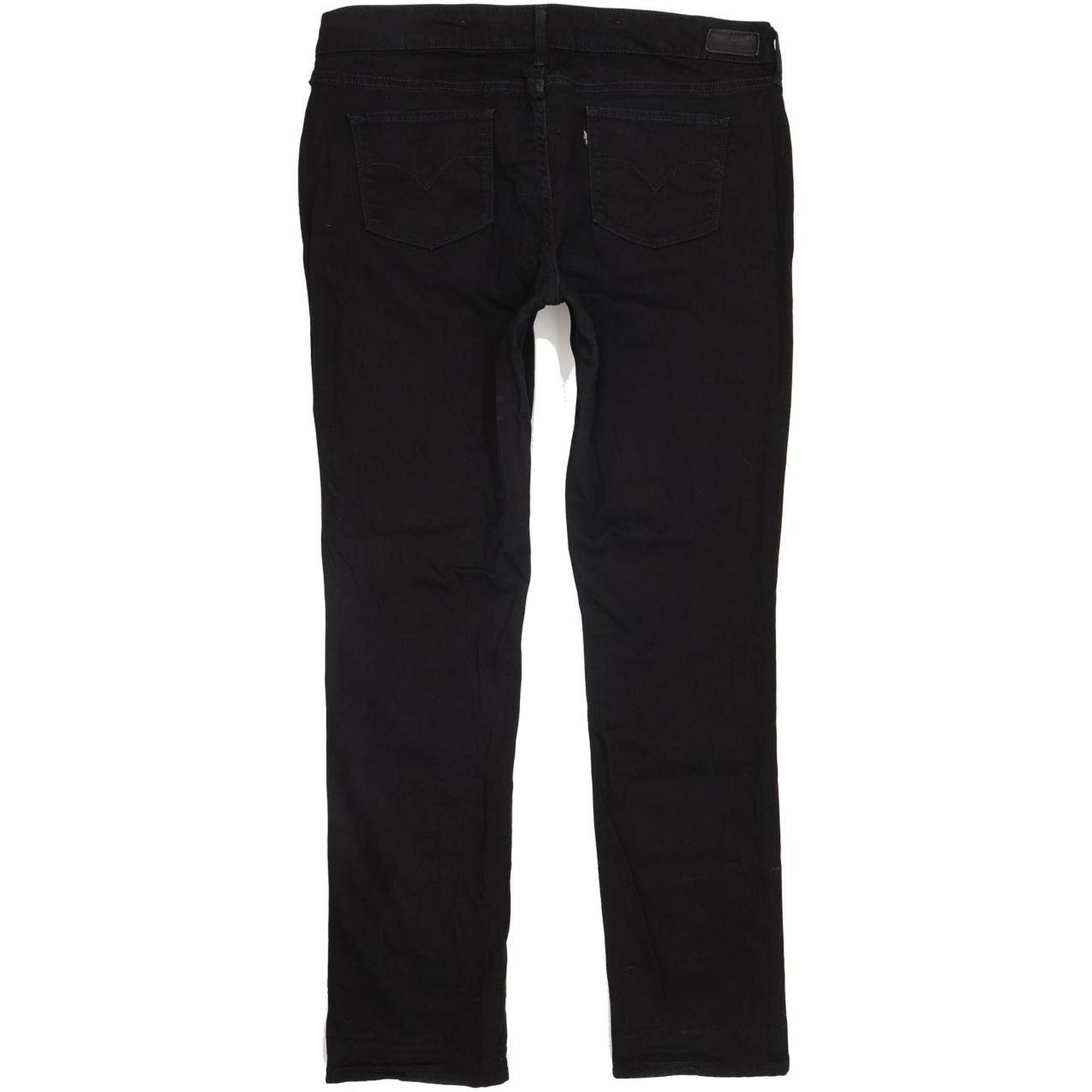 Levi's Slight Curve Women Black Straight Classic Stretch Jeans W34 L32