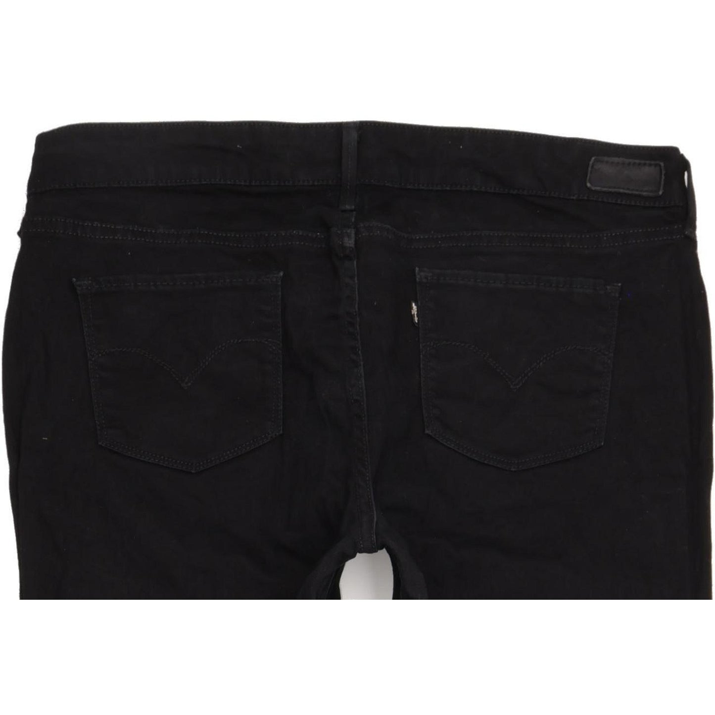 Levi's Slight Curve Women Black Straight Classic Stretch Jeans W34 L32