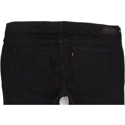 Levi's Slight Curve Women Black Straight Classic Stretch Jeans W34 L32
