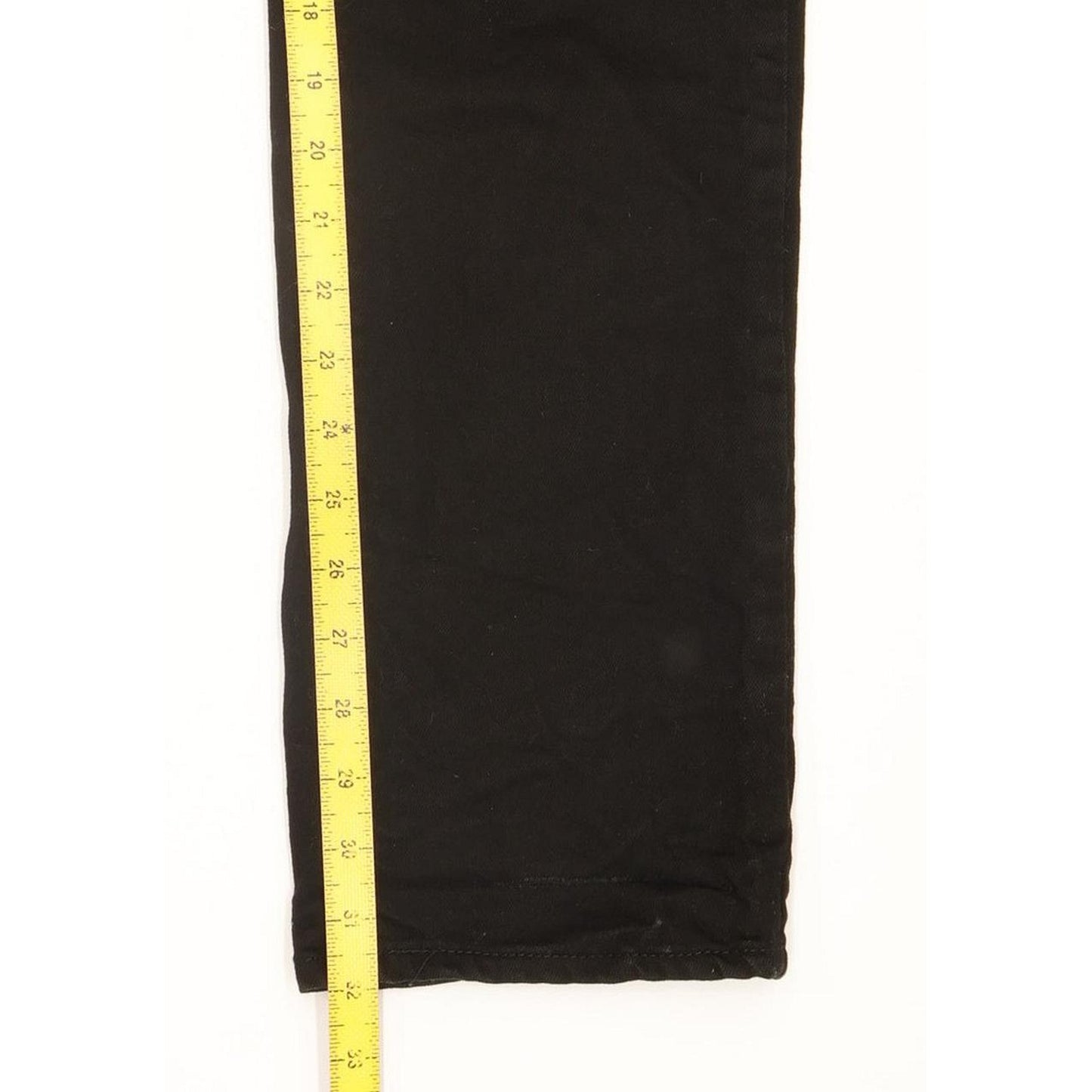 Levi's Slight Curve Women Black Straight Classic Stretch Jeans W34 L32