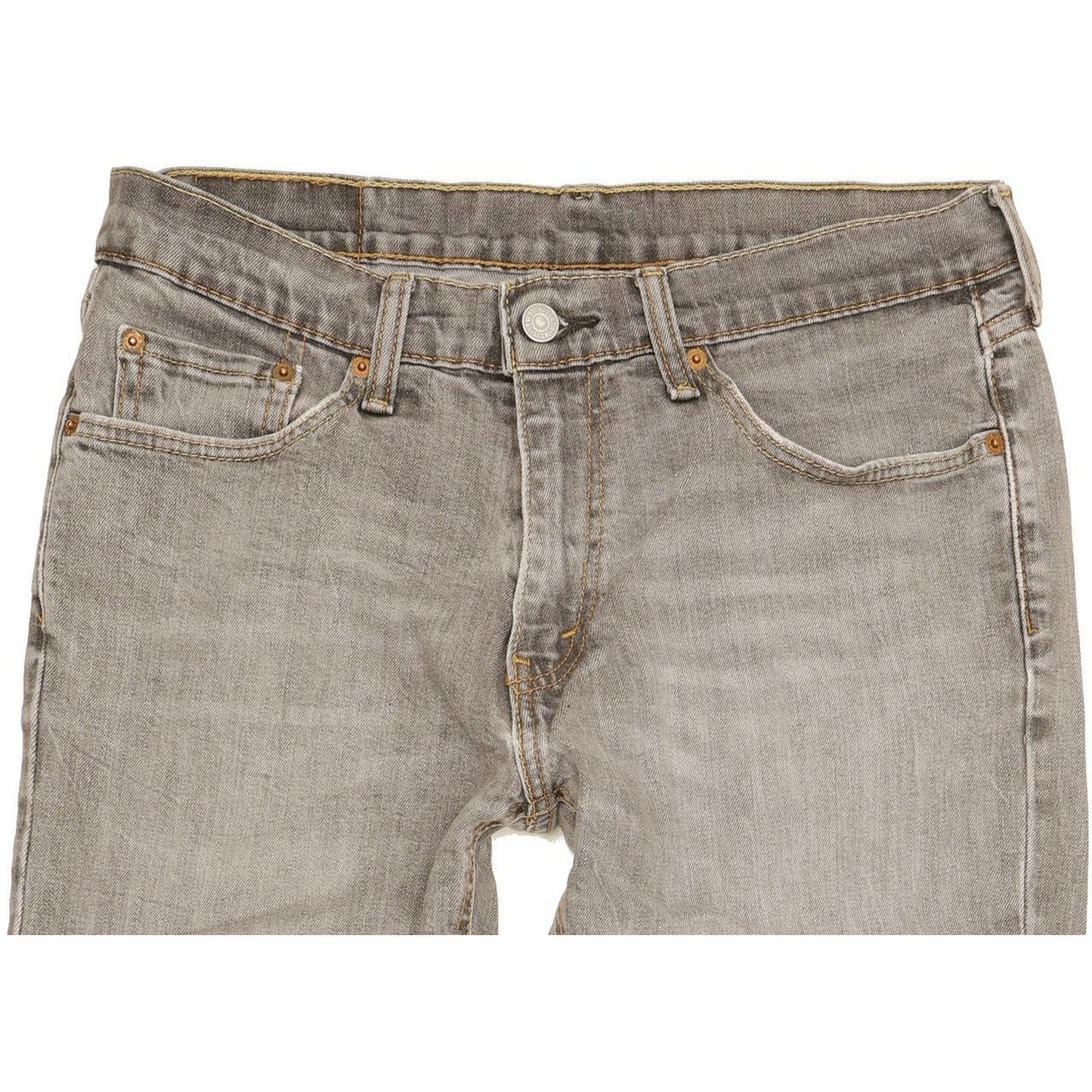 Levi's 541 Men Grey Straight Slim Stretch Jeans W32 L31