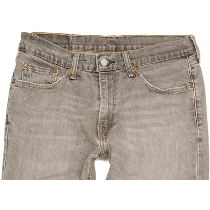 Levi's 541 Men Grey Straight Slim Stretch Jeans W32 L31