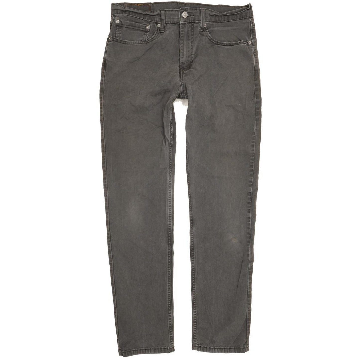 Levi's 502 Men Grey Tapered Regular Stretch Jeans W34 L31