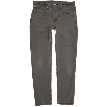 Levi's 502 Men Grey Tapered Regular Stretch Jeans W34 L31