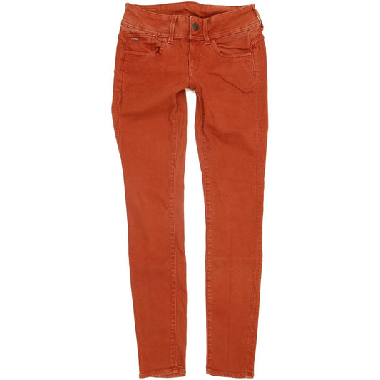 G-Star Lynn Mid Women Red Skinny Slim Stretch Jeans W27 L30