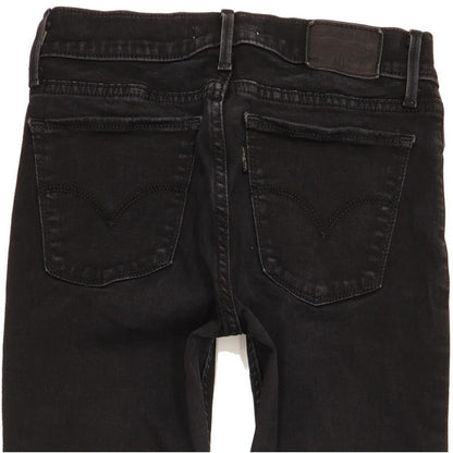 Levi's 710 Super Women Black Skinny Slim Stretch Jeans W26 L29