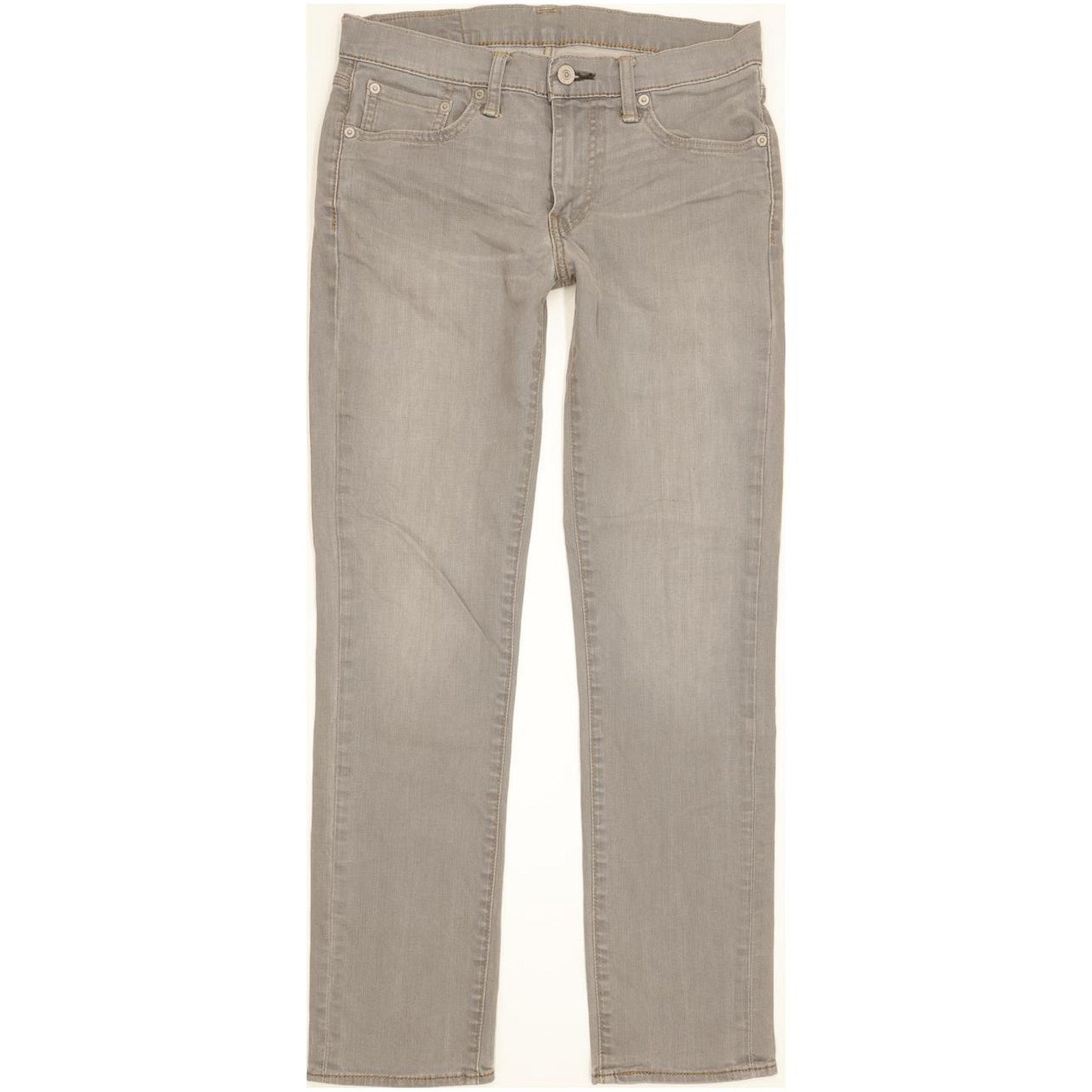 Levi's 511 Men Grey Straight Slim Stretch Jeans W30 L30