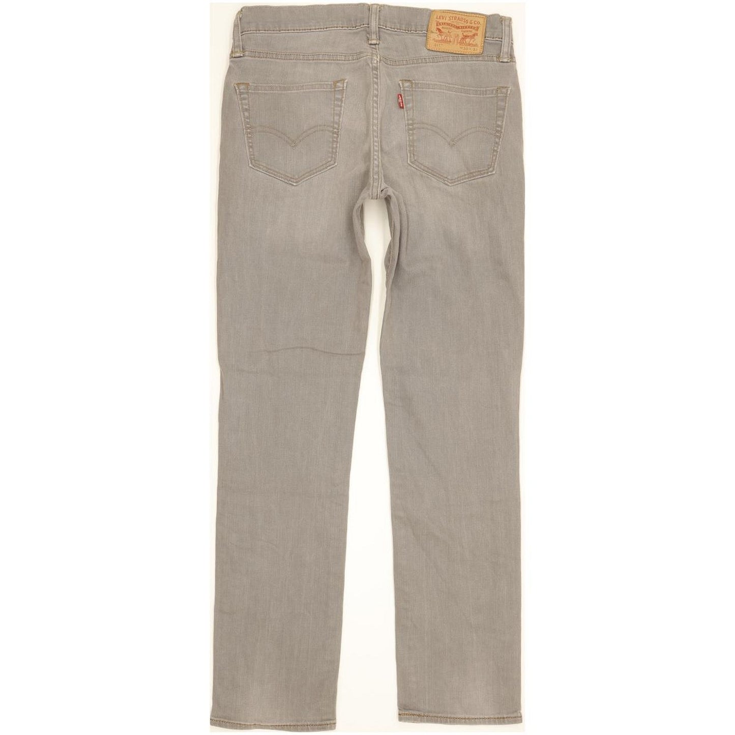 Levi's 511 Men Grey Straight Slim Stretch Jeans W30 L30