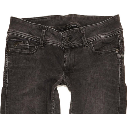 G-Star Lynn Women Black Skinny Slim Stretch Jeans W32 L32