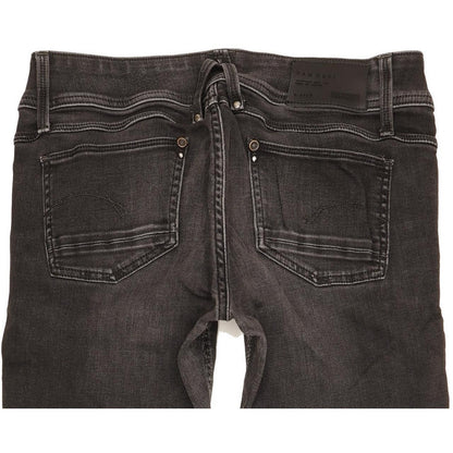G-Star Lynn Women Black Skinny Slim Stretch Jeans W32 L32