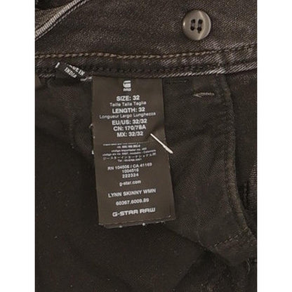 G-Star Lynn Women Black Skinny Slim Stretch Jeans W32 L32
