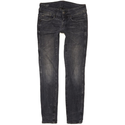 G-Star Lynn Mid Women Navy Skinny Slim Stretch Jeans W27 L30