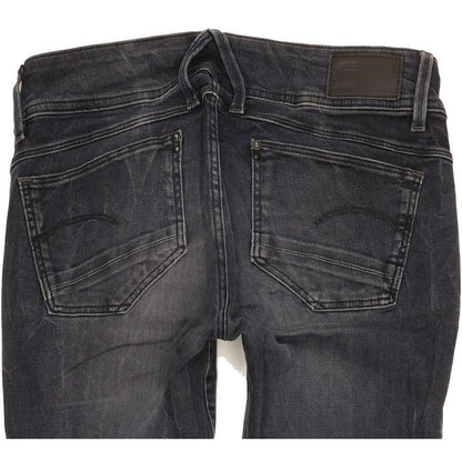 G-Star Lynn Mid Women Navy Skinny Slim Stretch Jeans W27 L30