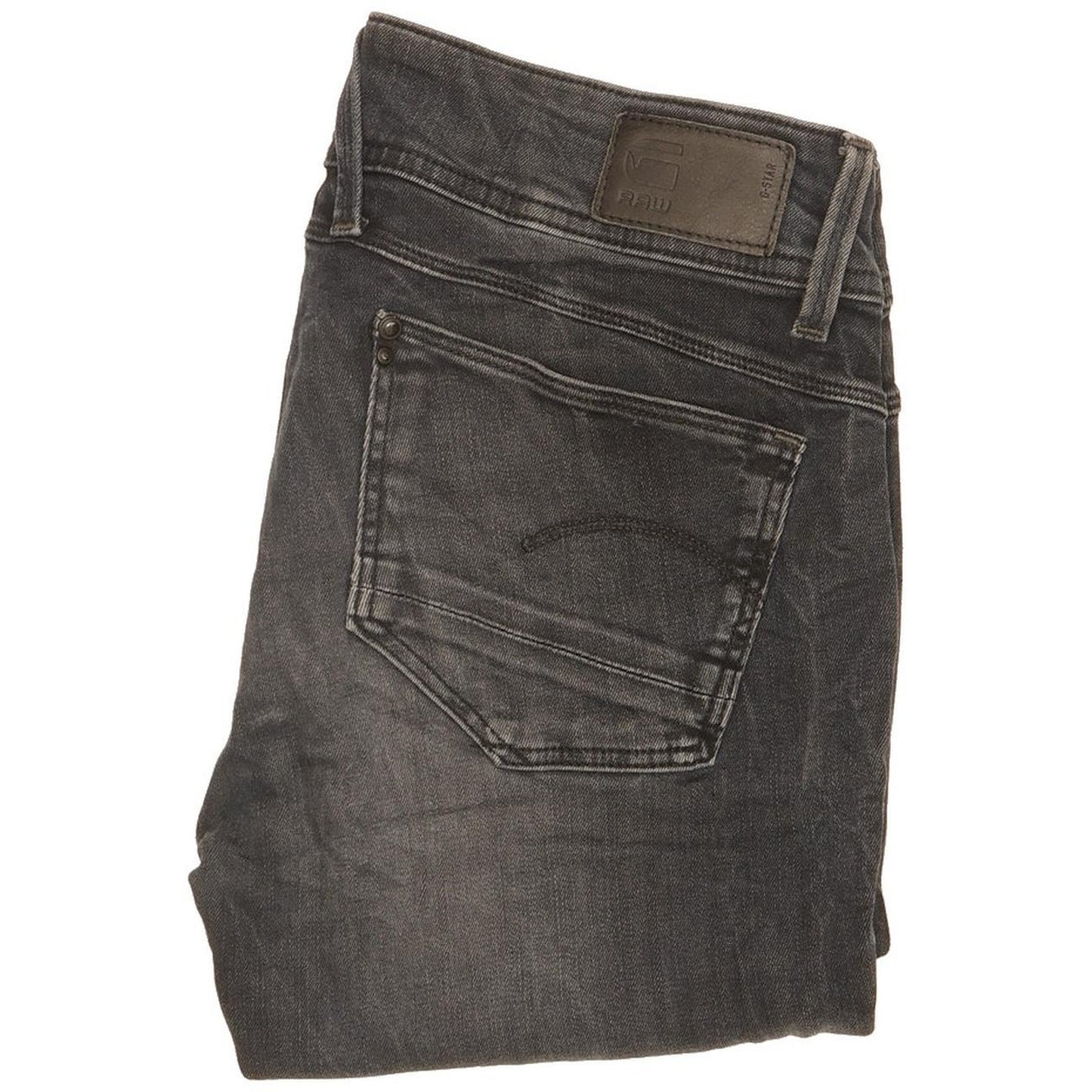 G-Star Lynn Mid Women Navy Skinny Slim Stretch Jeans W27 L30