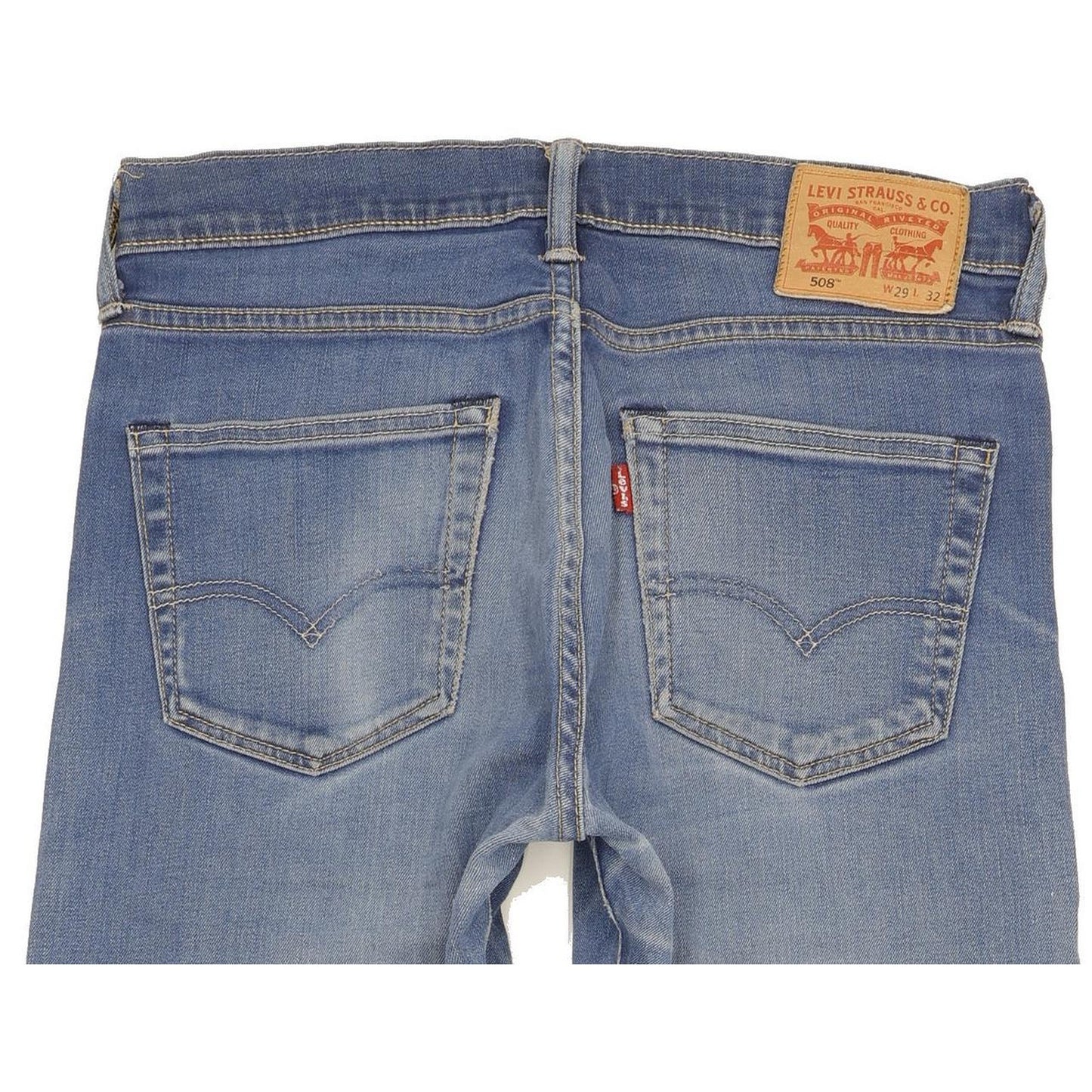 Levi's 508 Men Blue Tapered Slim Stretch Jeans W29 L31