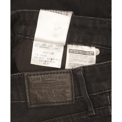 Levi's 721 Black Skinny Regular Stretch Jeans High Waisted W27 L28
