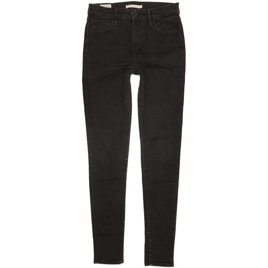 Levi's 720 Women Black Skinny Slim Stretch Jeans W28 L31