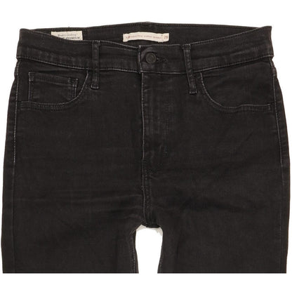 Levi's 720 Women Black Skinny Slim Stretch Jeans W28 L31
