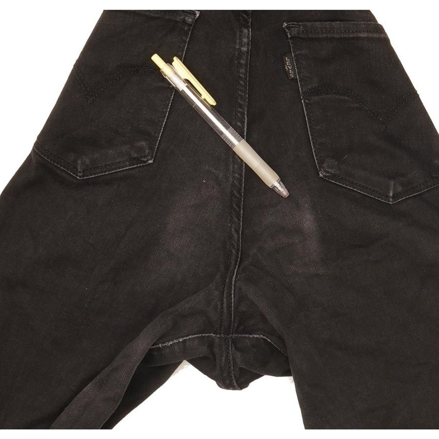 Levi's 720 Women Black Skinny Slim Stretch Jeans W28 L31
