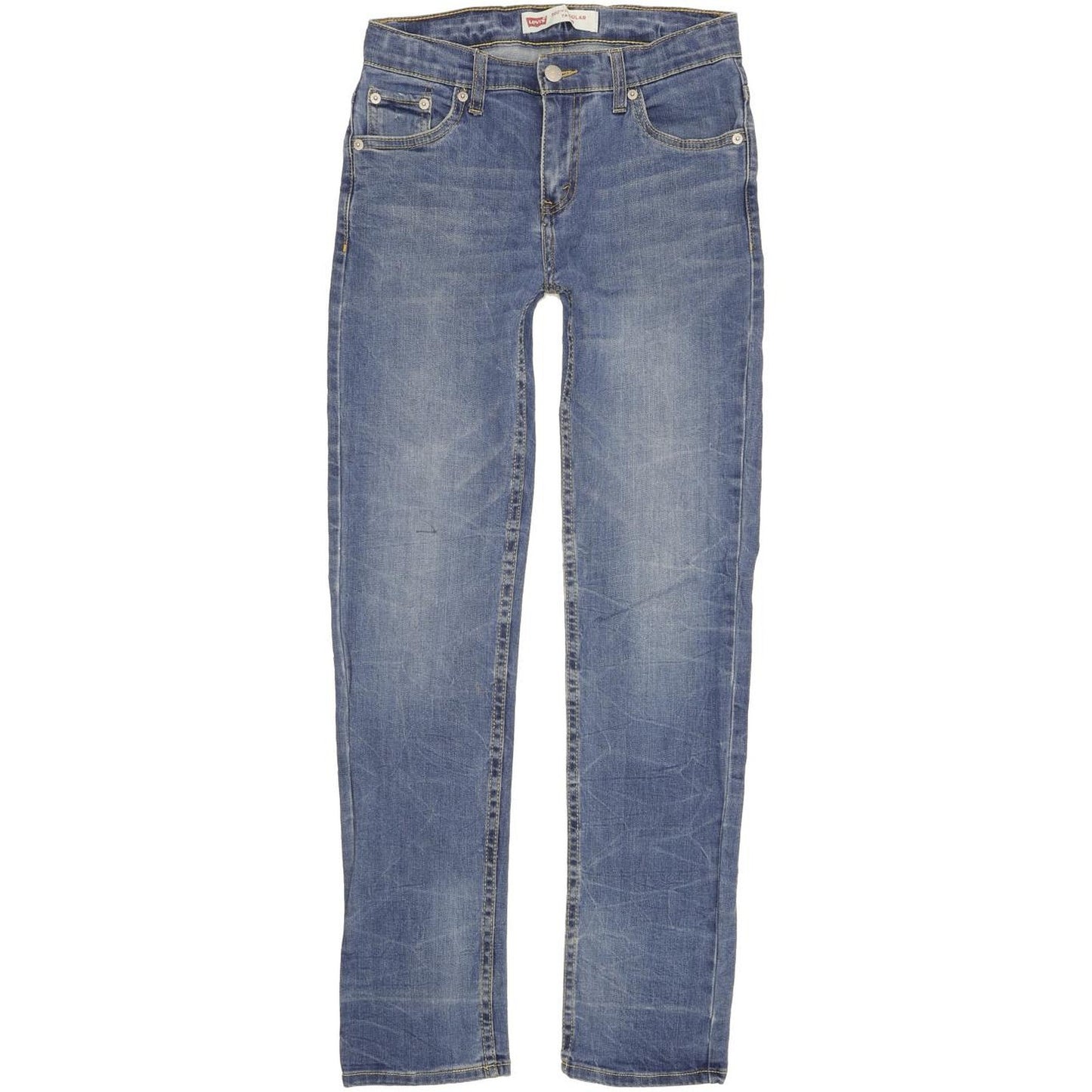 Levi's 502 Kids Blue Tapered Regular Stretch Jeans W26 L30