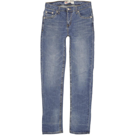 Levi's 502 Kids Blue Tapered Regular Stretch Jeans W26 L30