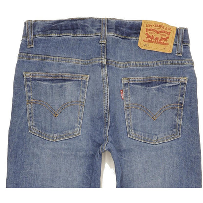 Levi's 502 Kids Blue Tapered Regular Stretch Jeans W26 L30