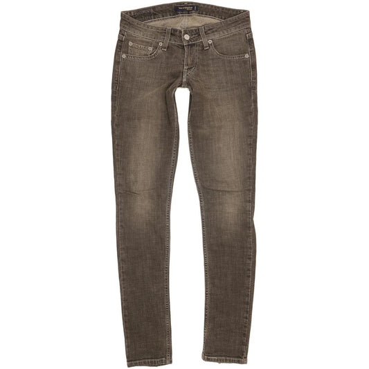 Levi's 524 Women Grey Skinny Slim Stretch Jeans W28 L32