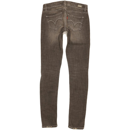 Levi's 524 Women Grey Skinny Slim Stretch Jeans W28 L32