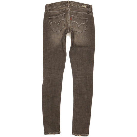 Levi's 524 Women Grey Skinny Slim Stretch Jeans W28 L32
