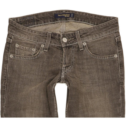 Levi's 524 Women Grey Skinny Slim Stretch Jeans W28 L32