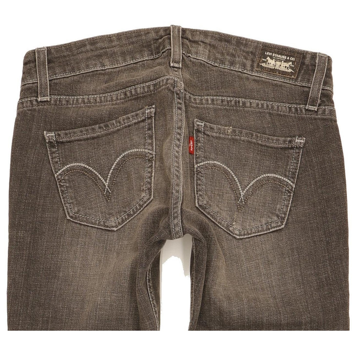 Levi's 524 Women Grey Skinny Slim Stretch Jeans W28 L32