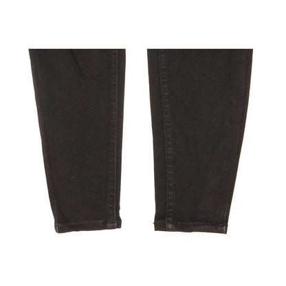 Levi's 710 Super Women Black Skinny Slim Stretch Jeans W25 L27