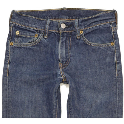 Levi's 510 Men Blue Skinny Slim Stretch Jeans W27 L30