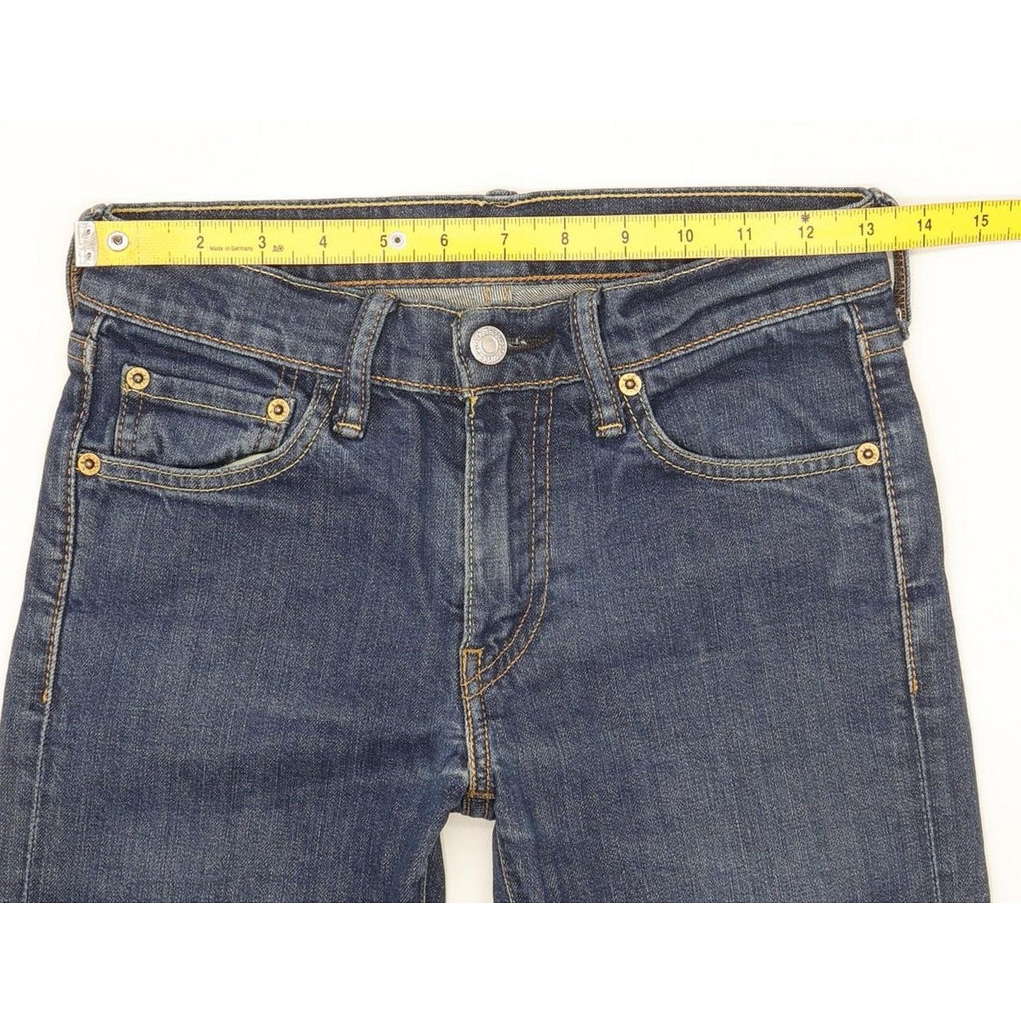 Levi's 510 Men Blue Skinny Slim Stretch Jeans W27 L30