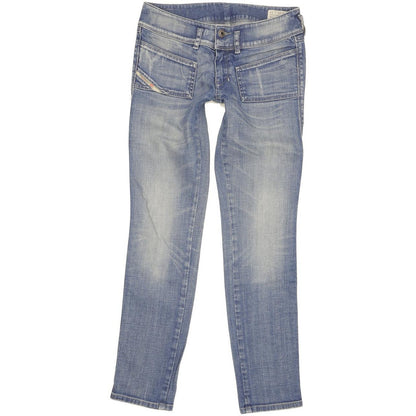 Diesel Hushy 008W7 Ankle Women Blue Skinny Slim Stretch Jeans W26 L34