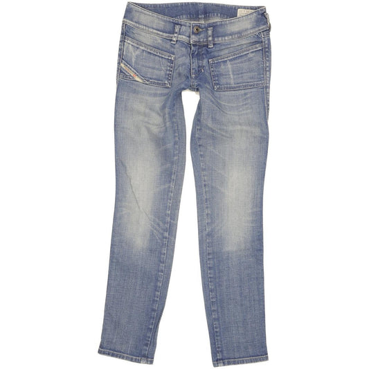 Diesel Hushy 008W7 Ankle Women Blue Skinny Slim Stretch Jeans W26 L34