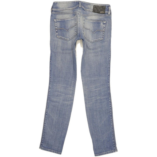 Diesel Hushy 008W7 Ankle Women Blue Skinny Slim Stretch Jeans W26 L34