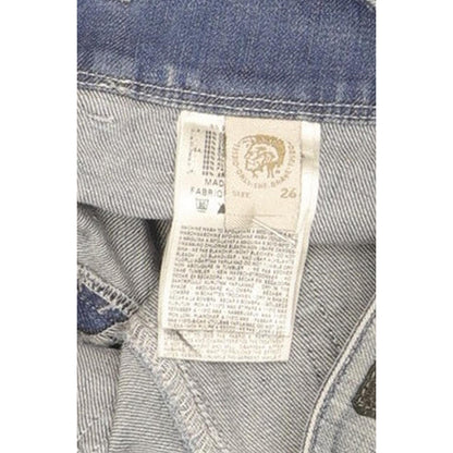 Diesel Hushy 008W7 Ankle Women Blue Skinny Slim Stretch Jeans W26 L34