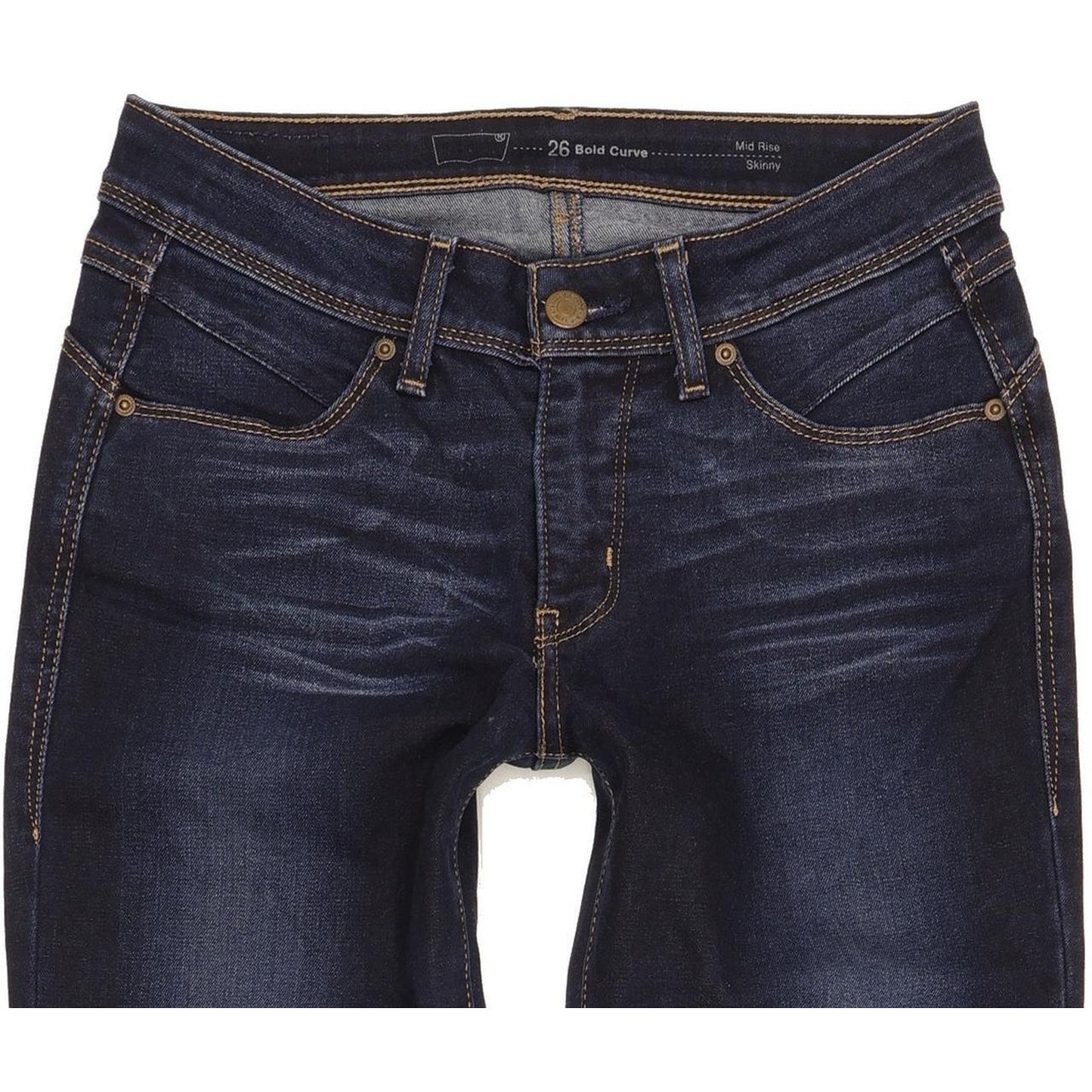 Levi's Bold Curve Women Blue Skinny Slim Stretch Jeans W26 L31