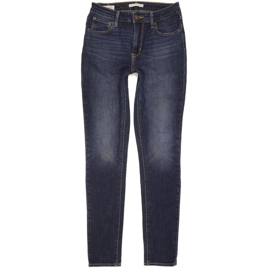 Levi's 721 Women Blue Skinny Slim Jeans W26 L30