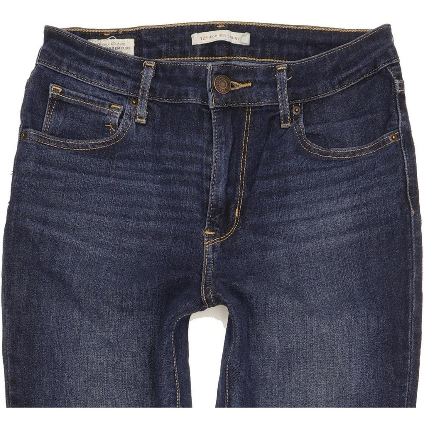 Levi's 721 Women Blue Skinny Slim Jeans W26 L30