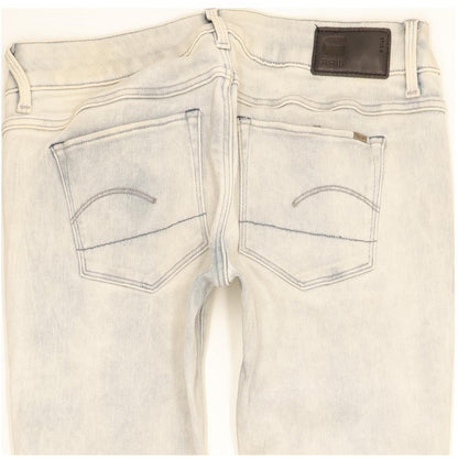 G-Star 3301 Low Women Blue Skinny Slim Stretch Jeans W25 L30