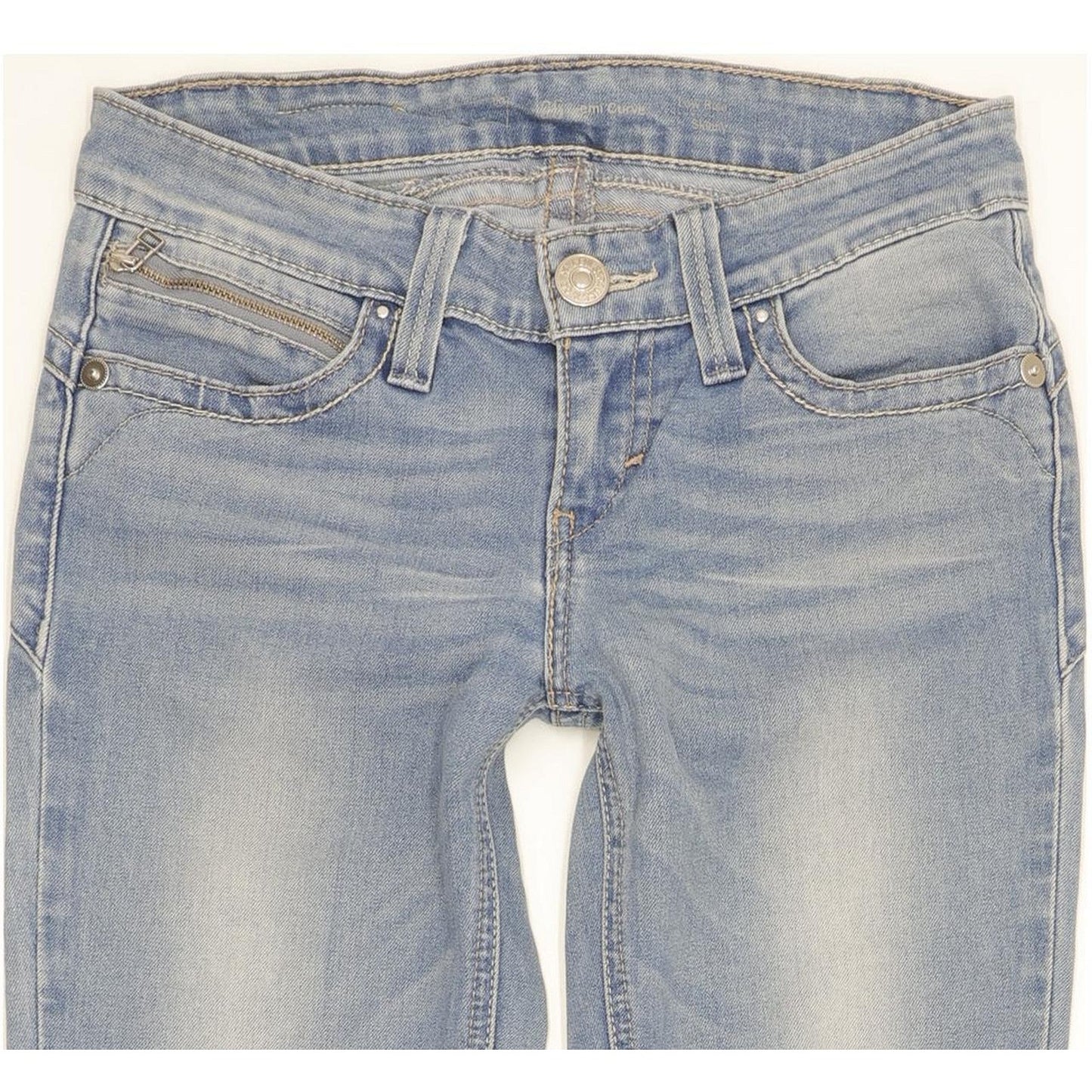 Levi's Demi Curve Women Blue Skinny Slim Stretch Jeans W25 L31